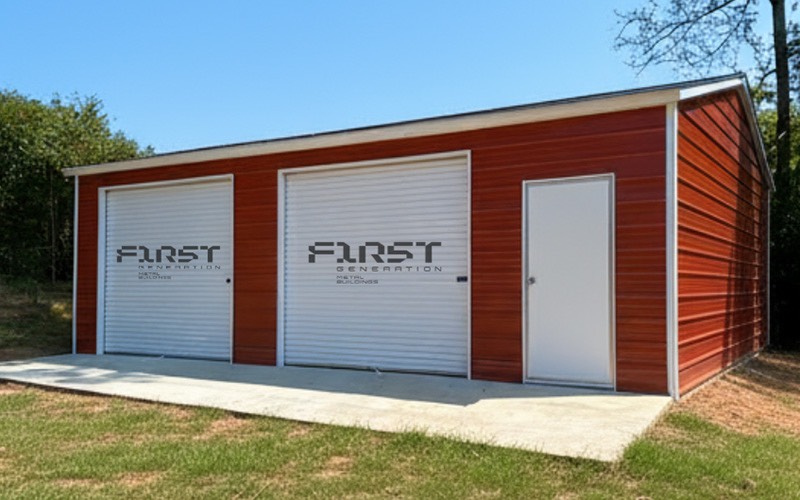 Metal garage